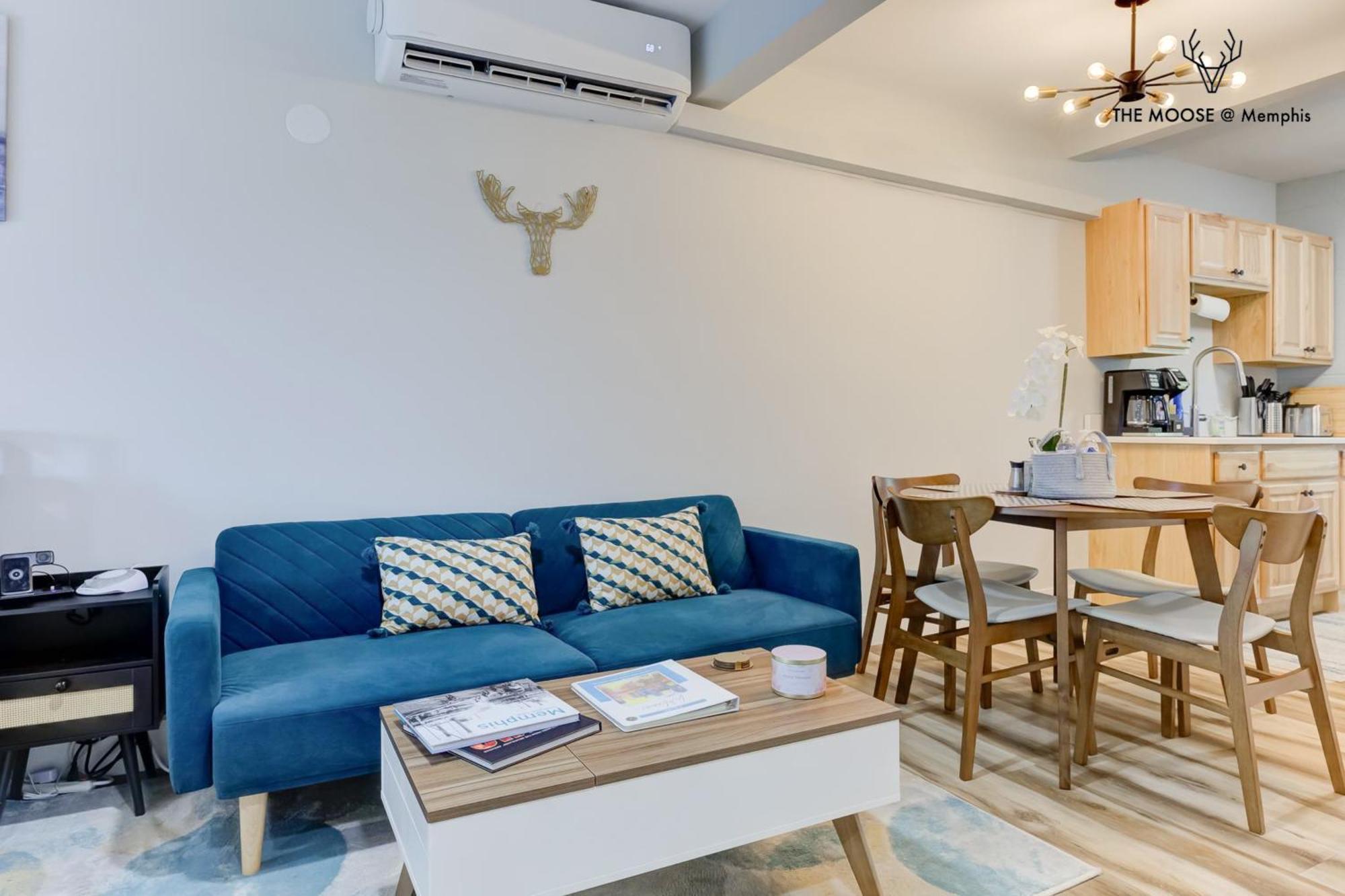 The Moose #11 - Luxe Modern Loft With King Bed, Free Parking & Wi-Fi Leilighet Memphis Eksteriør bilde