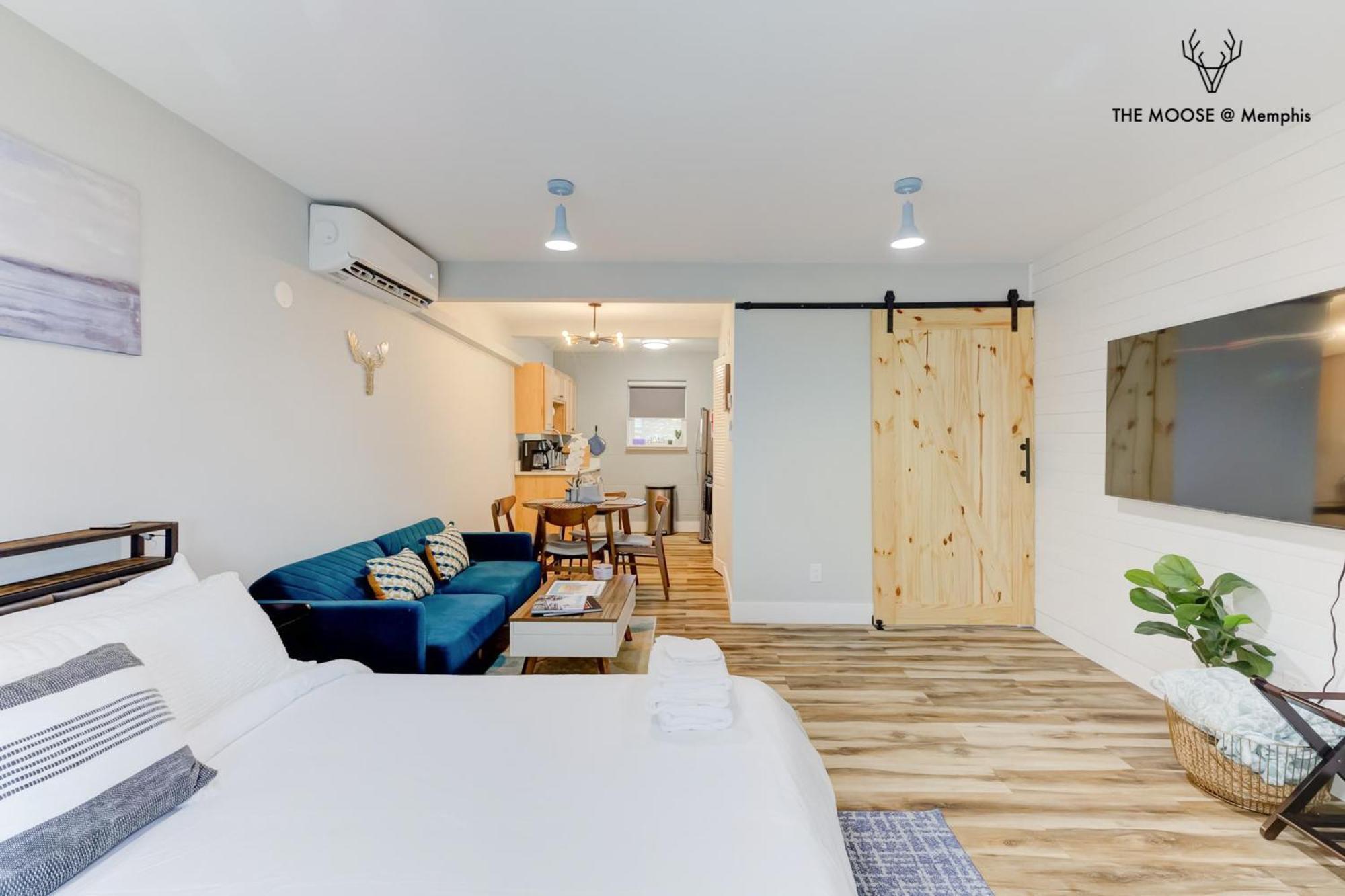 The Moose #11 - Luxe Modern Loft With King Bed, Free Parking & Wi-Fi Leilighet Memphis Eksteriør bilde
