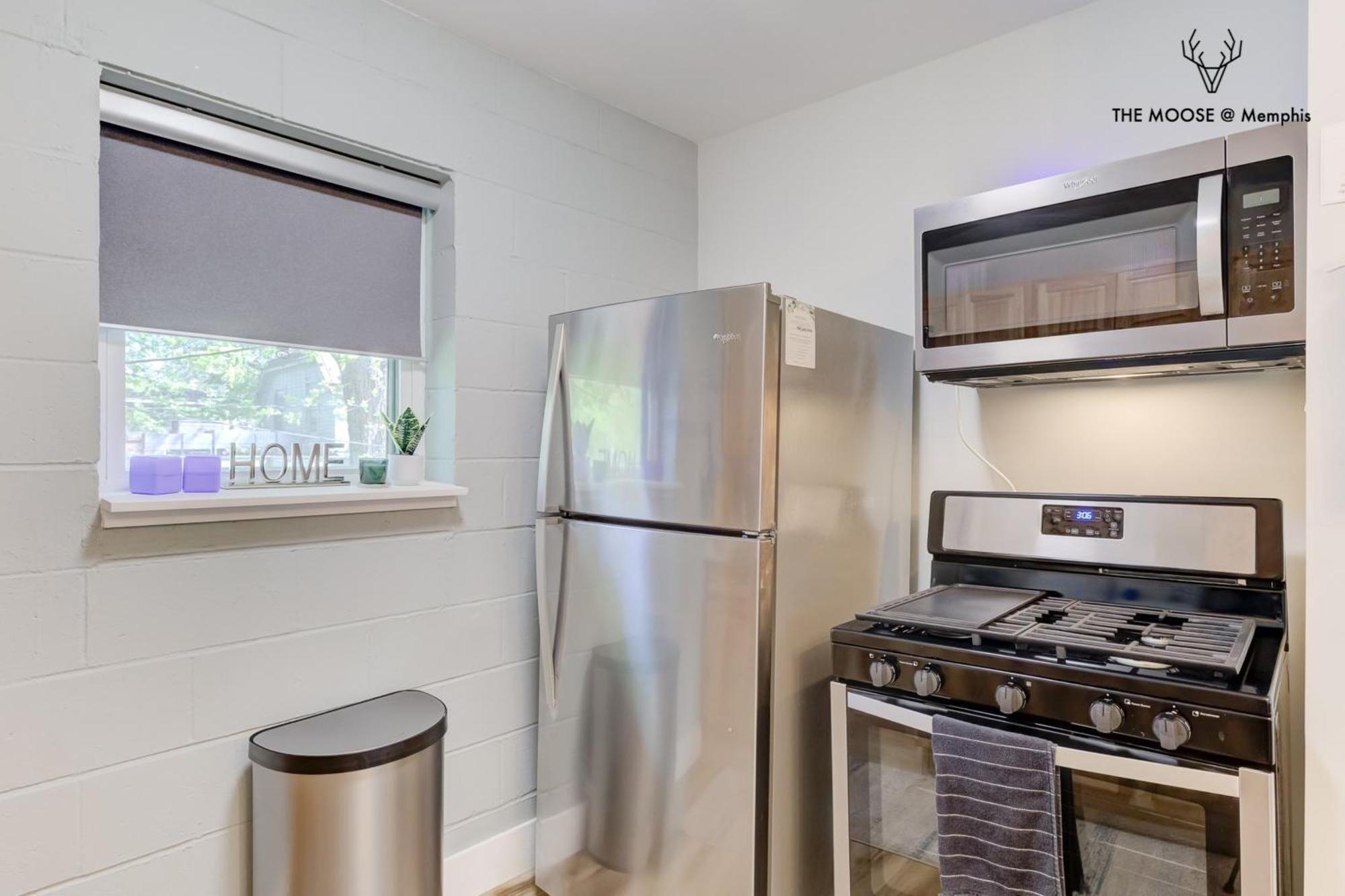 The Moose #11 - Luxe Modern Loft With King Bed, Free Parking & Wi-Fi Leilighet Memphis Eksteriør bilde