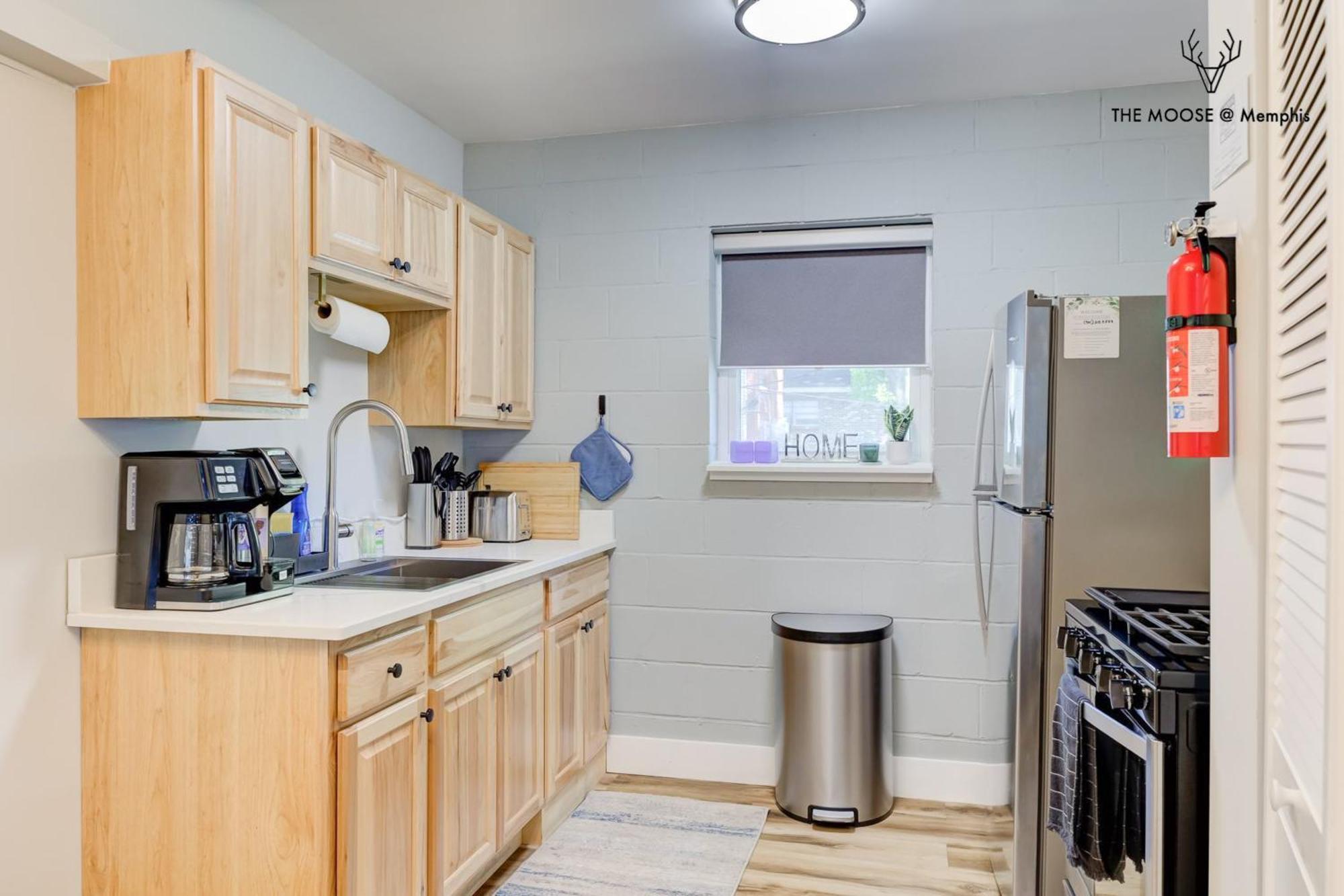 The Moose #11 - Luxe Modern Loft With King Bed, Free Parking & Wi-Fi Leilighet Memphis Eksteriør bilde