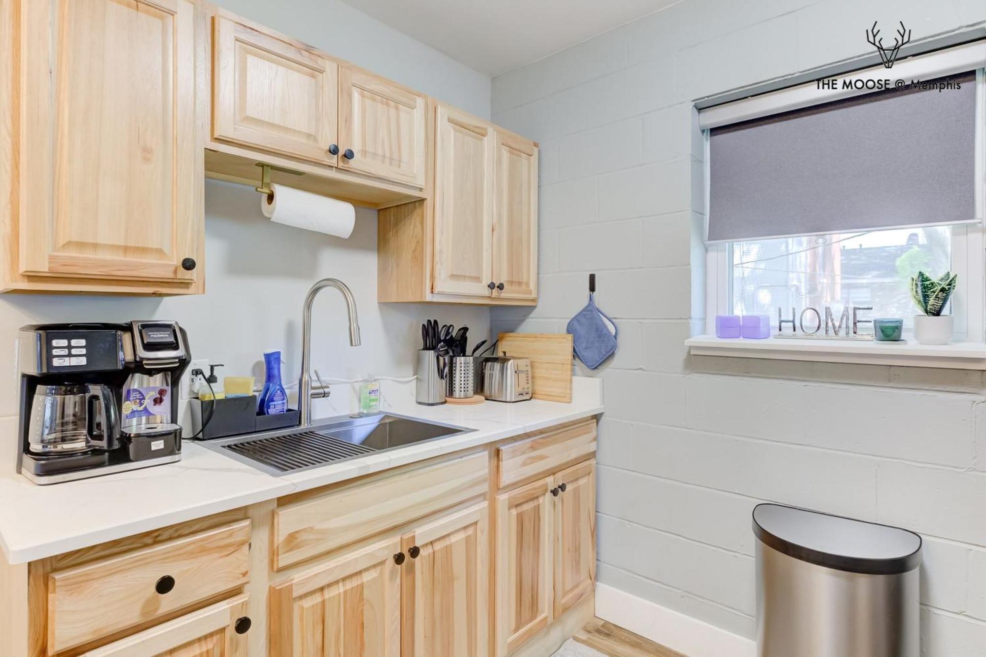 The Moose #11 - Luxe Modern Loft With King Bed, Free Parking & Wi-Fi Leilighet Memphis Eksteriør bilde